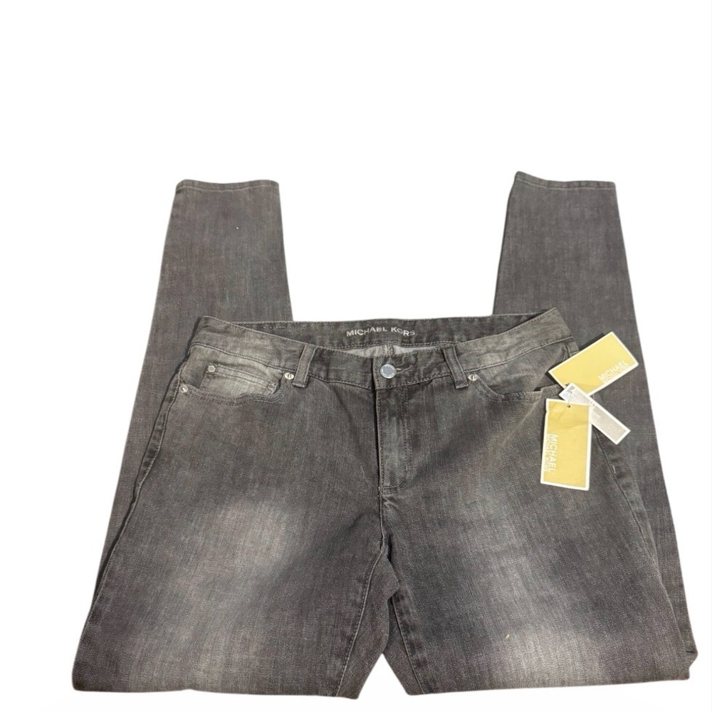 Michael Kors Grey Washed Denim Jeans